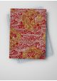 Lokta dragons dorés sur fond argent et rouge (47x72)