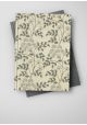Papier lokta pimpinella gris fond naturel (50x75)