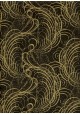 Lokta arabesques or fond noir (50x75)
