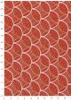 Papier lokta "circulaire" fond rouge (50x75)
