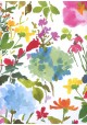 Floral de printemps fond blanc (68x98)