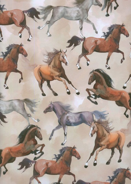Galopades de chevaux (68,5x98)