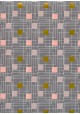 Labyrinthe fond gris réhaussé or (68,5x98)