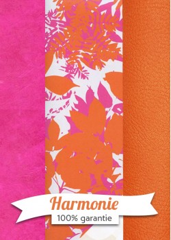 HARMONIE TRIO recto-verso feuillage flashy