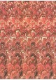 Marbré rouge et noir (70x100)