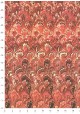 Marbré rouge et noir (70x100)