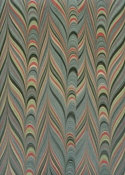 Marbré ambiance bleu gris (70x100)