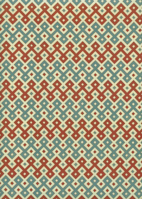 Labyrinthe bleu et rouge (70x100)