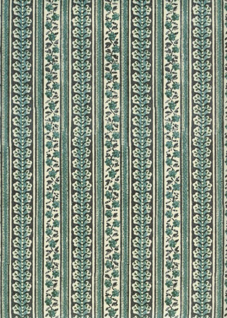 Tapisserie ancienne ton bleu paon (70x100)