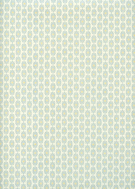 Les petites marguerites en ton bleu (70x100)