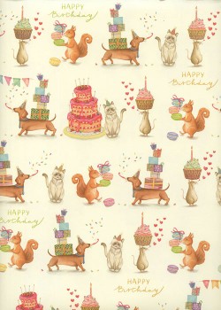 Happy birthday des animaux (70x100)