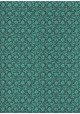 "Jasmine" turquoise fond marine (50x70)
