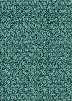 "Jasmine" turquoise fond marine (50x70)