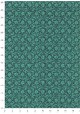 "Jasmine" turquoise fond marine (50x70)