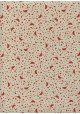 "Cherry" rouge fond beige (50x70)