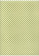 "Damier" vert et beige pois or (50x70)