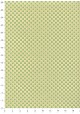 "Damier" vert et beige pois or (50x70)