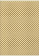 "Damier" 2 tons beige pois or (50x70)