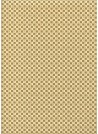 "Damier" 2 tons beige pois or (50x70)