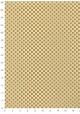 "Damier" 2 tons beige pois or (50x70)