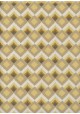 "Losange" 2 tons beige réhaussé or (50x70)