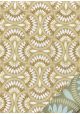 "Pampa" 2 tons beige réhaussé or (50x70)