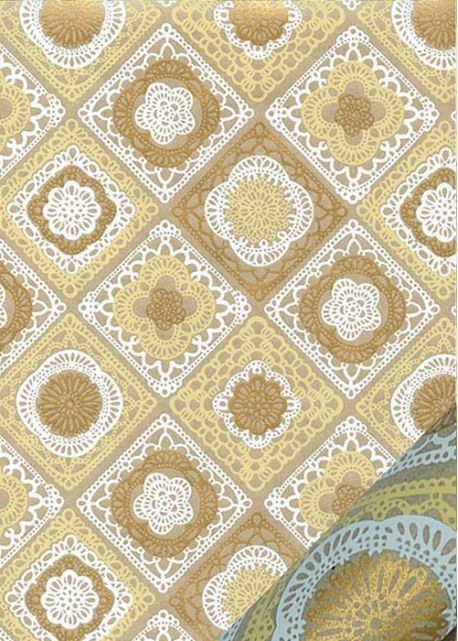 "Marquise" 2 tons beige réhaussé or (50x70)
