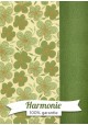 HARMONIE DUO Fleurs de pruniers vert et beige