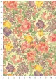 "Varese fleuri" floral mauve et rose (50x70)