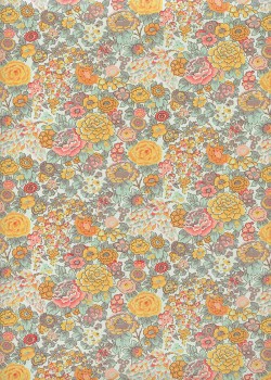 "Varese fleuri" parterre de fleurs ton pastel (50x70)