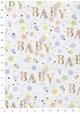Papier Turnowsky "baby" réhaussé or (50x70)