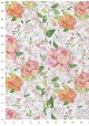 Papier Turnowsky les roses réhaussé or (50x70)
