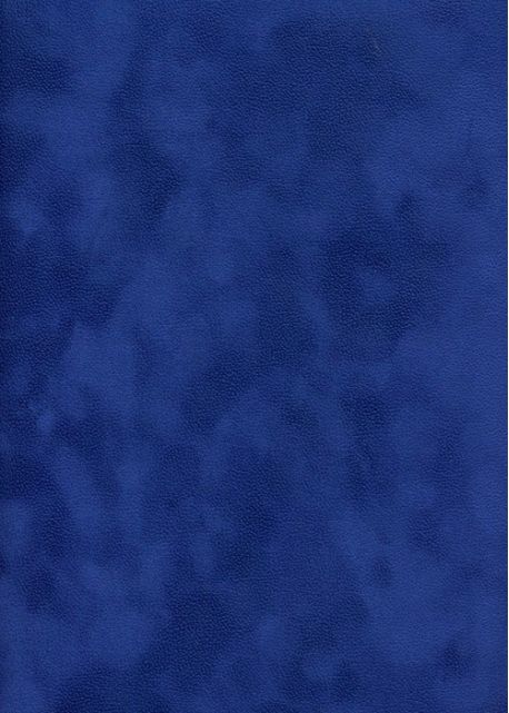Simili cuir velours Zeste (70x72) bleu electrique