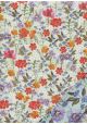 Papier Turnowsky fleurs de printemps fond menthe réhaussé or (50x70)