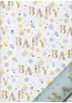 Papier Turnowsky "baby" réhaussé or (50x70)