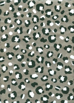 Lokta léopard fond gris (50x75)