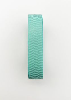 Ruban chevron turquoise (2 mètres)