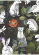 Les animaux d'hiver fond noir (68x98)