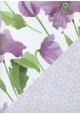 Recto verso" Eclosion violette / rosace violine (68x98)