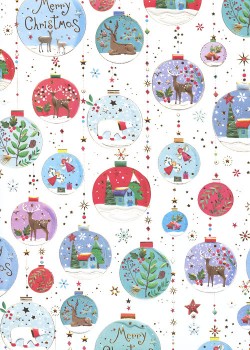 Papier Turnowsky les suspensions de Noël réhaussé or (50x70)