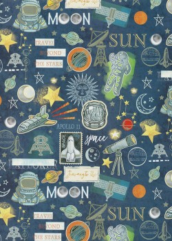 Explorateurs de l'espace (50x68)