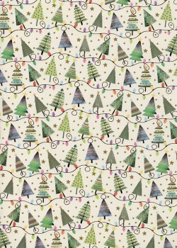 Guirlandes de sapins de Noël (49,5x68)