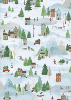 Noël à la montagne (68x98)