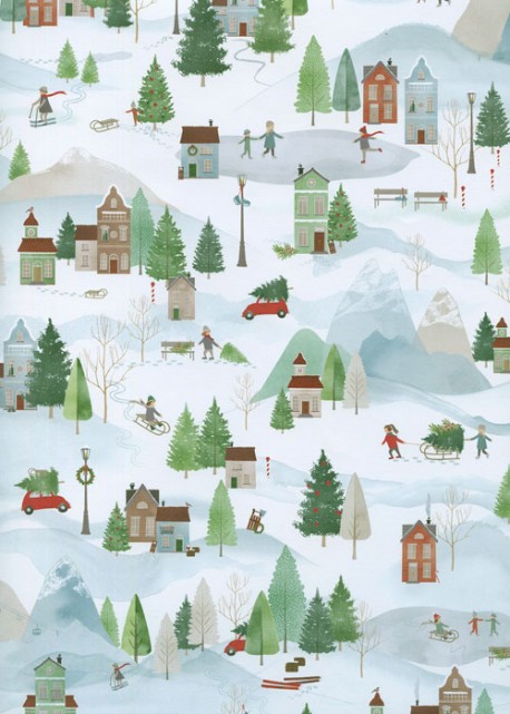 Noël à la montagne (68x98)