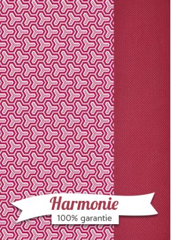 HARMONIE DUO Labyrinthe ambiance framboise