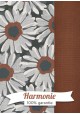 HARMONIE DUO Les marguerites grises sur fond noir