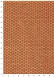 Lokta mini paquerettes rouges fond or (50x75)