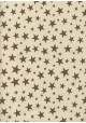 Lokta pluie d'étoiles brunes fond naturel (50x75)