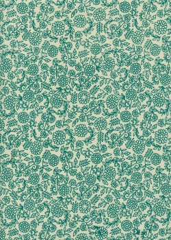 Lokta herbes et corolles ton emeraude (50x75)