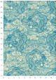 Lokta les dragons turquoise fond naturel (50x75)